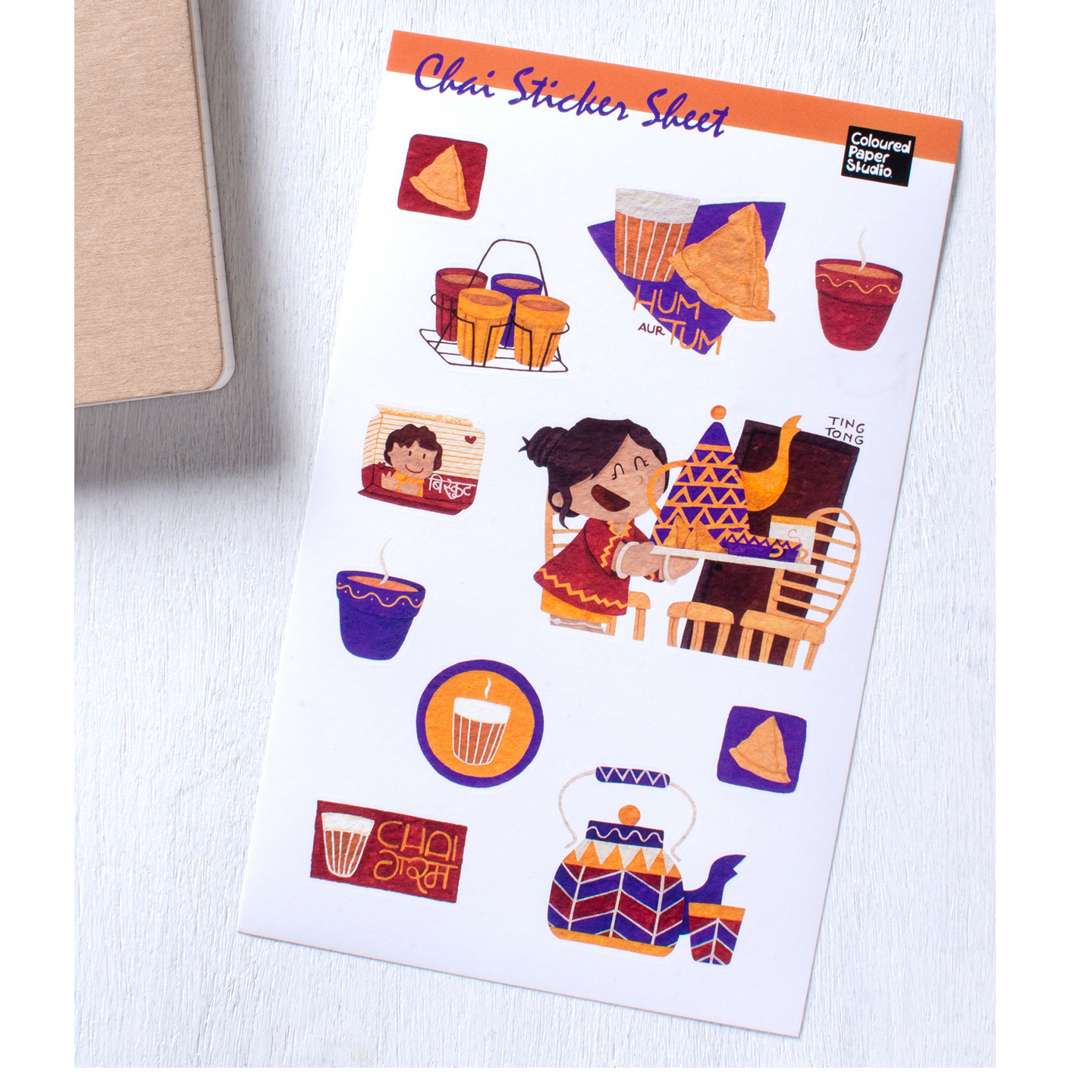 Sticker Sheet  Chai