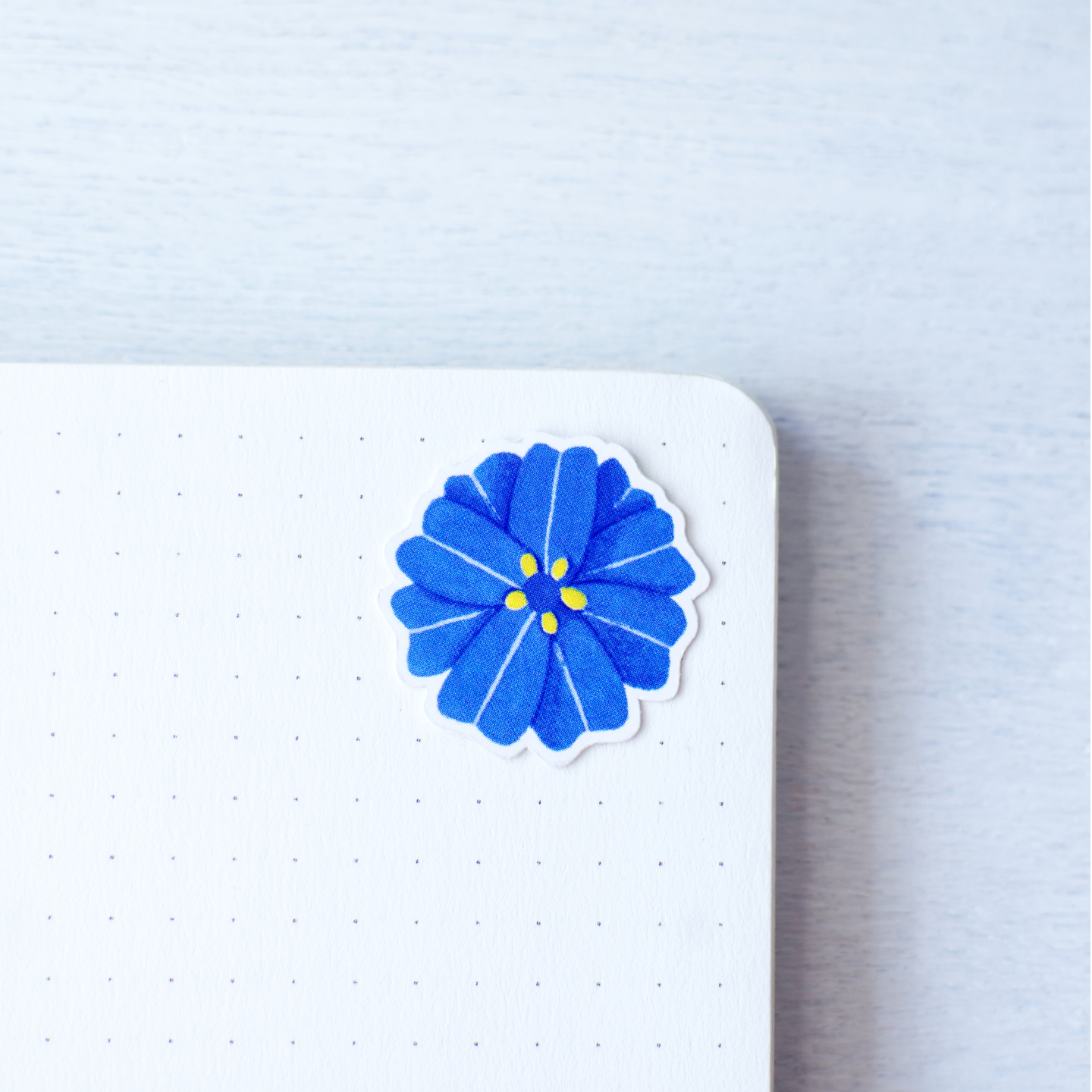 Stickers  Blue Flowers