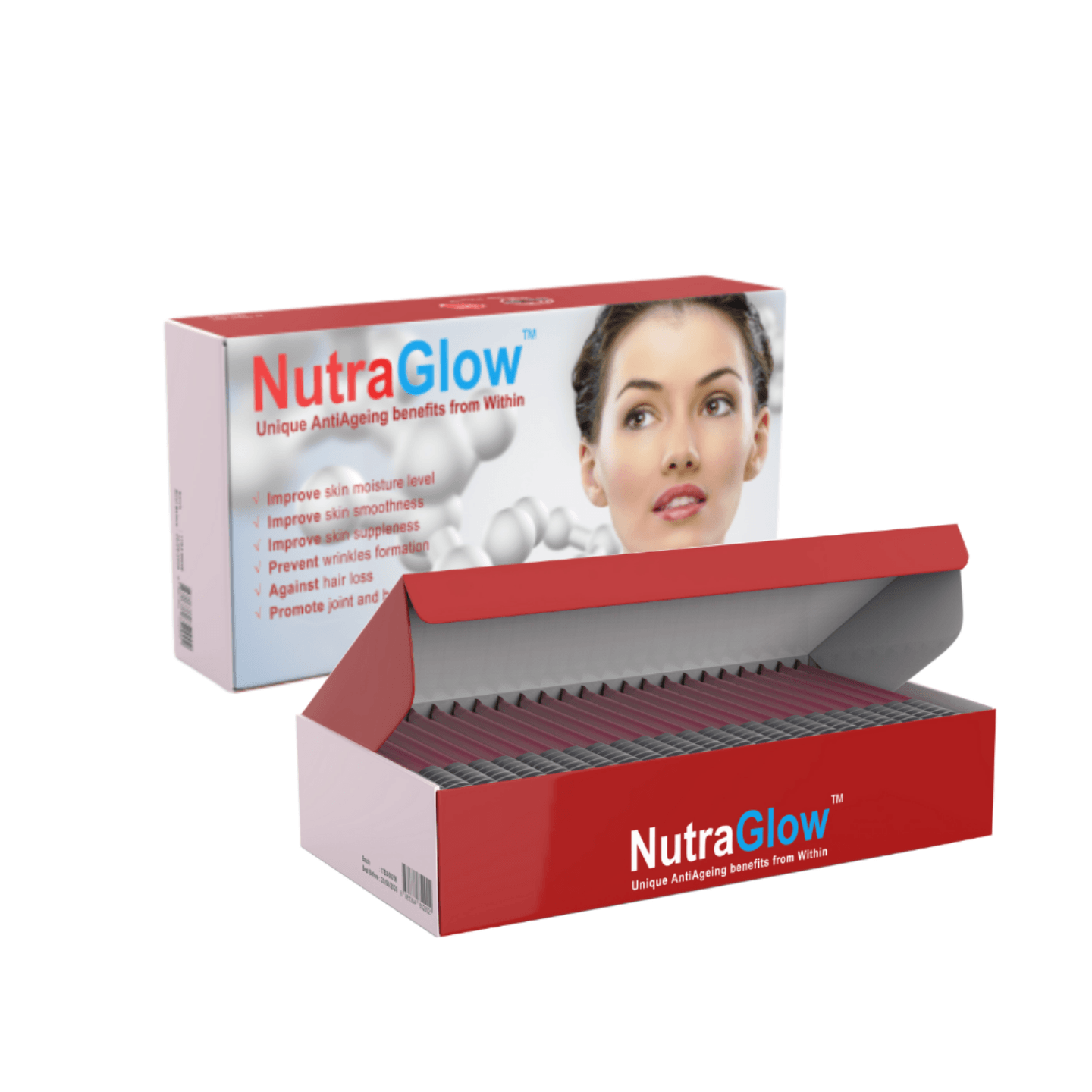 NutraGlow Collagen 50 sachets x 2 boxes