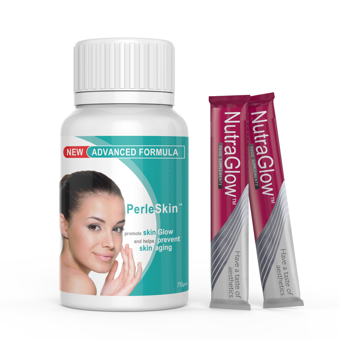 NutraGlow 15 sac  PerleSkin Duo 70gm