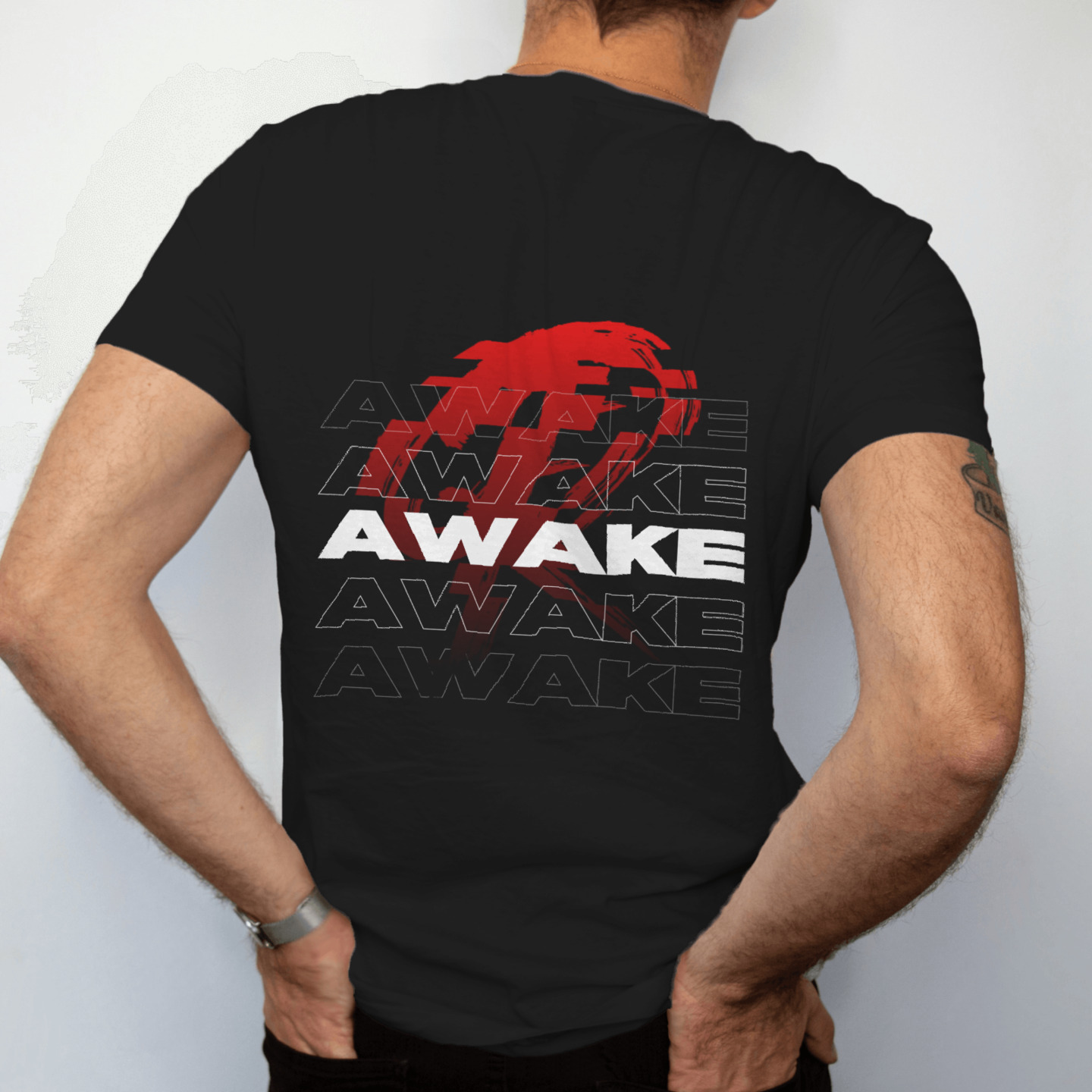 Awake Male Round Neck Half Sleeve Premium T-shirts