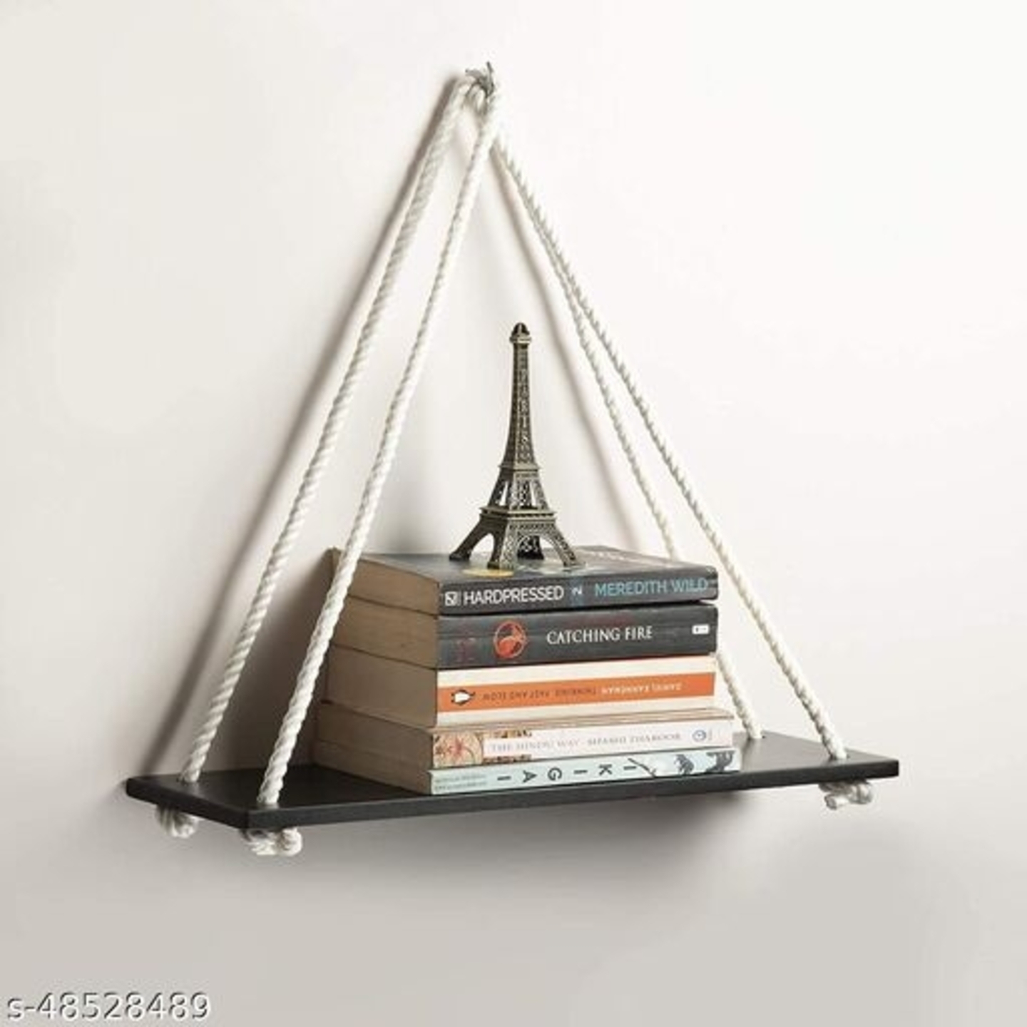 Reclaimed Wood Hanging Wall Shelf