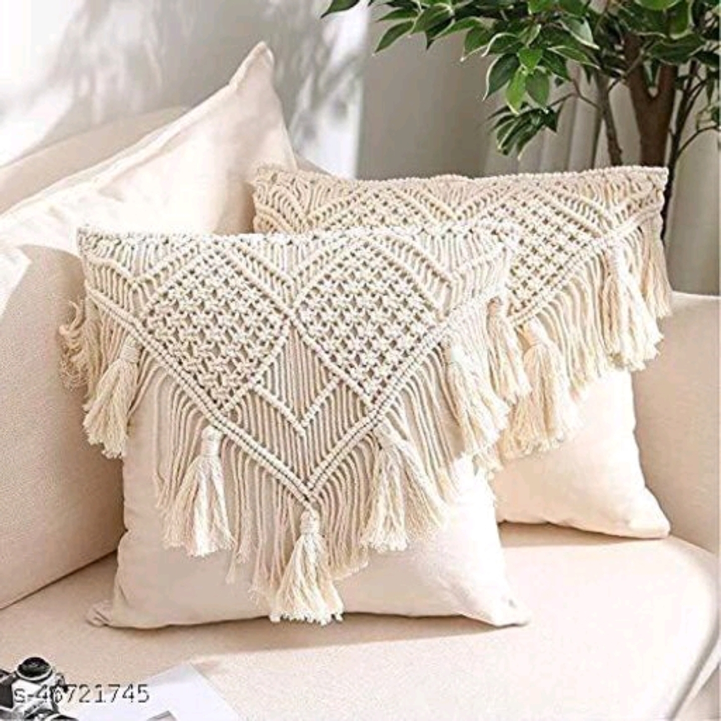Macrame Cushion Covers - Set of 2 