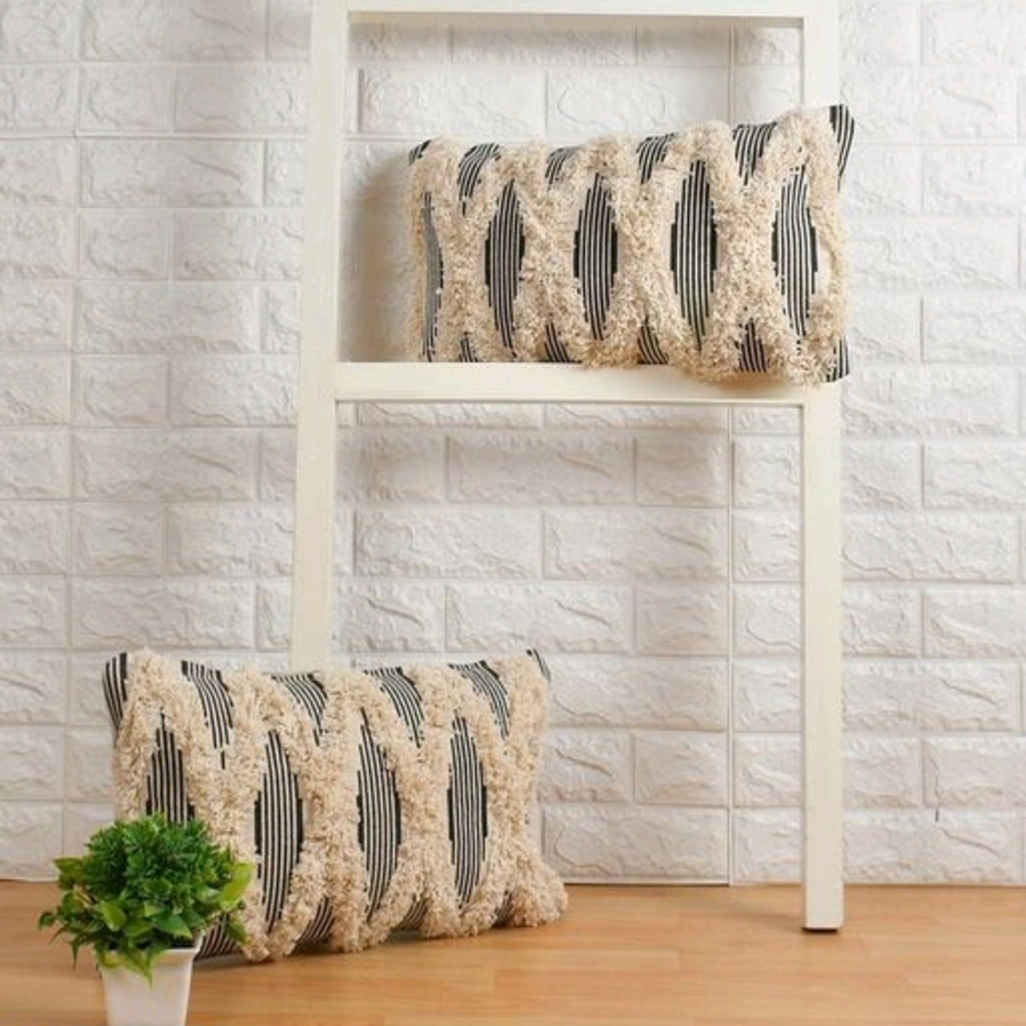 Luxe Cotton Boulder Pillows Set of 2 