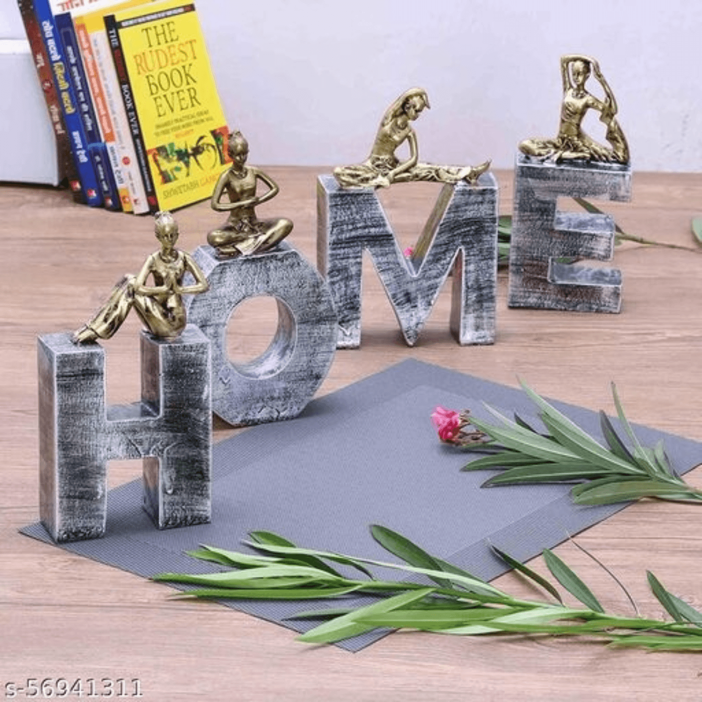 Home Resin Sculpture Set of 4