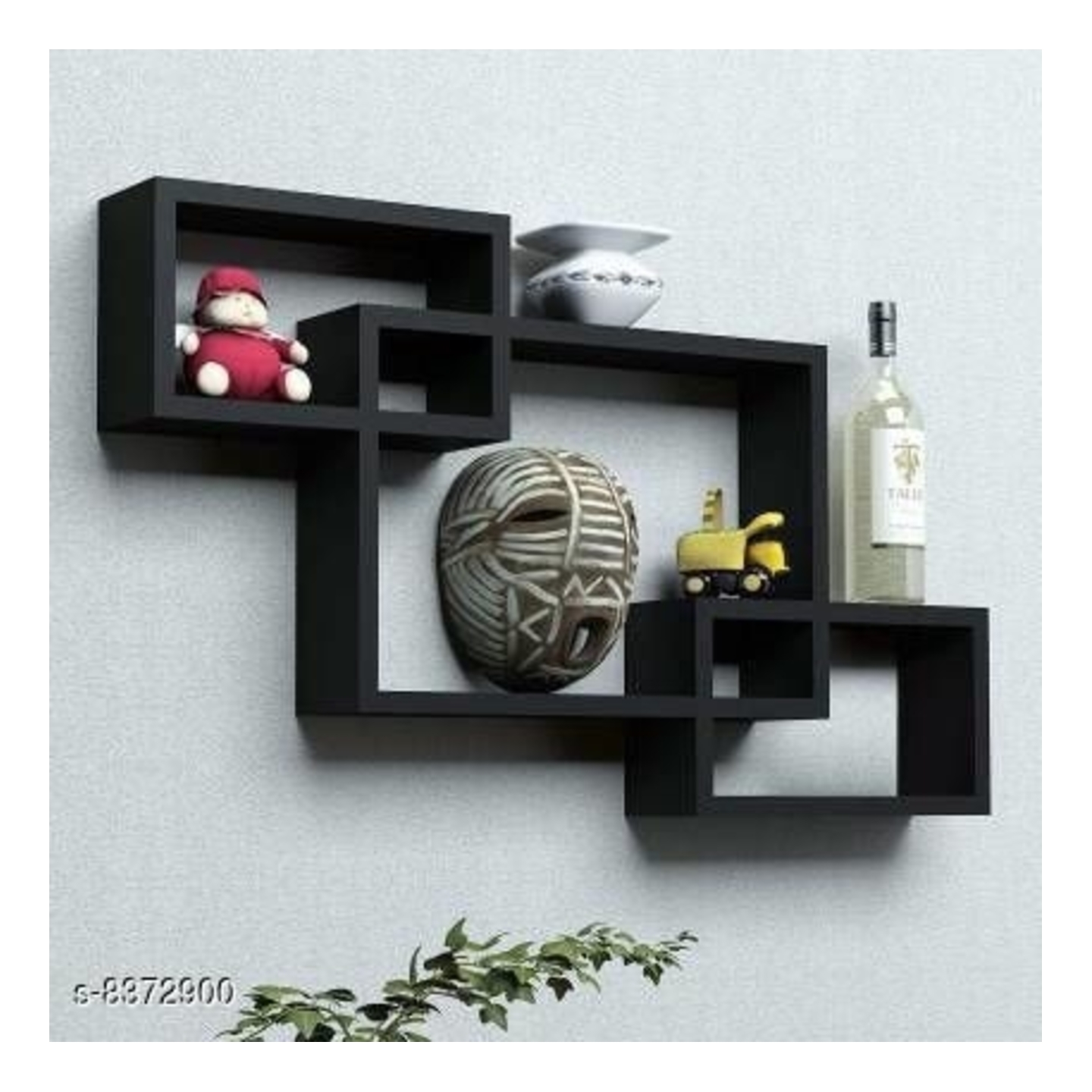 Wall Mounted Intersecting Wall Shelf