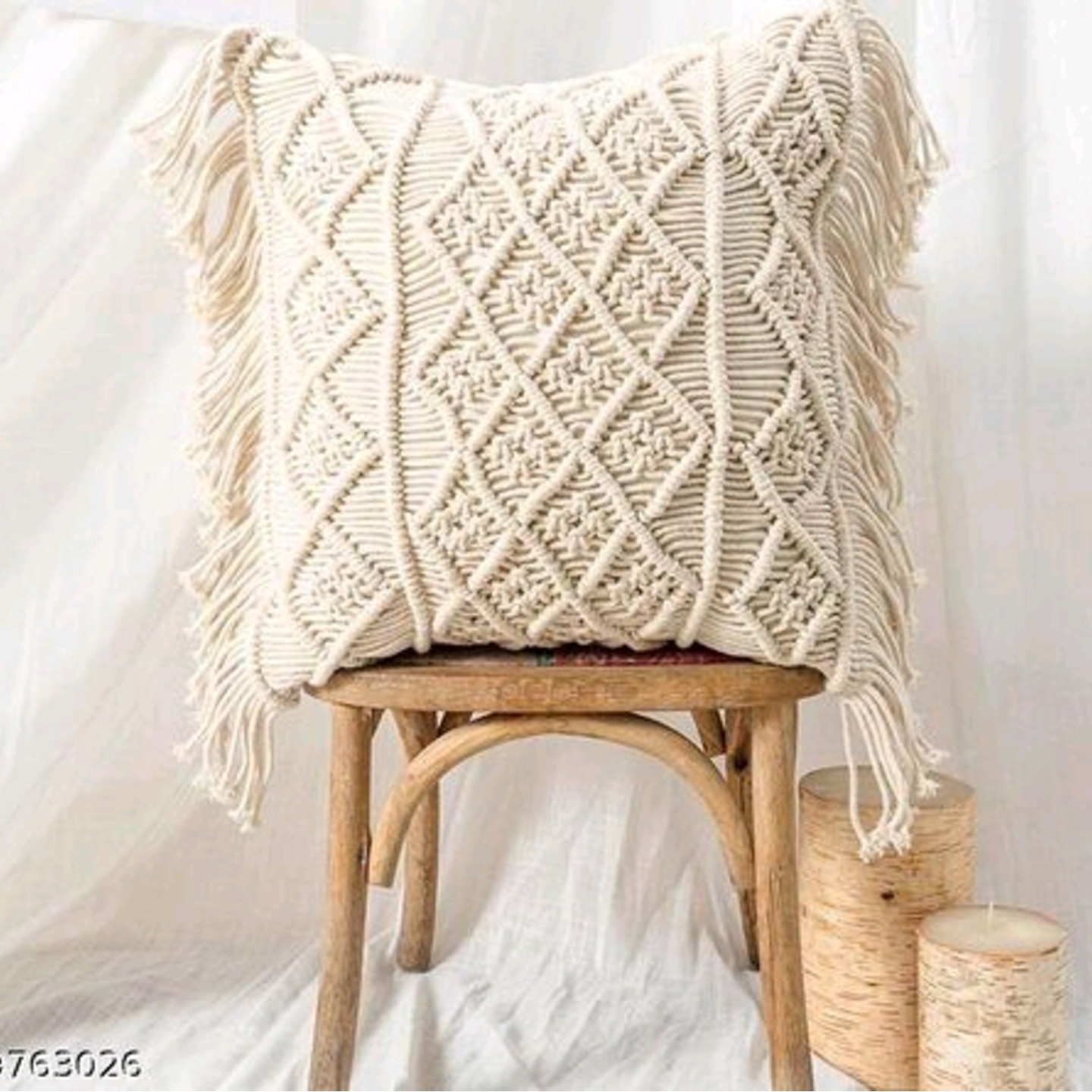 Macrame Cushion Cover 