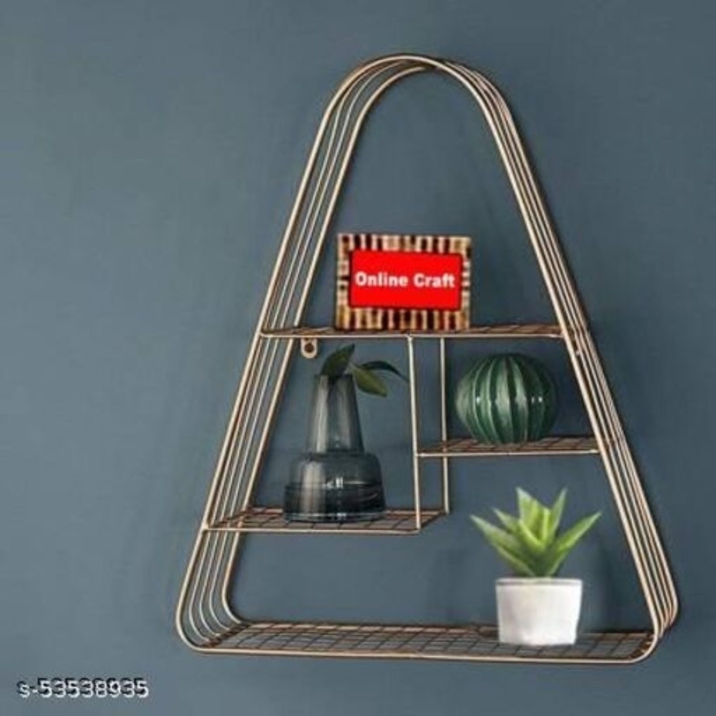 Triangle Iron Wall Shelf 