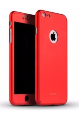 iPaky Front & Back Case for Apple iPhone 55sSE Red