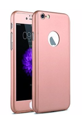 iPaky Premium 360 Cover for Apple Iphone 6 Plus 6s Plus Rose Gold