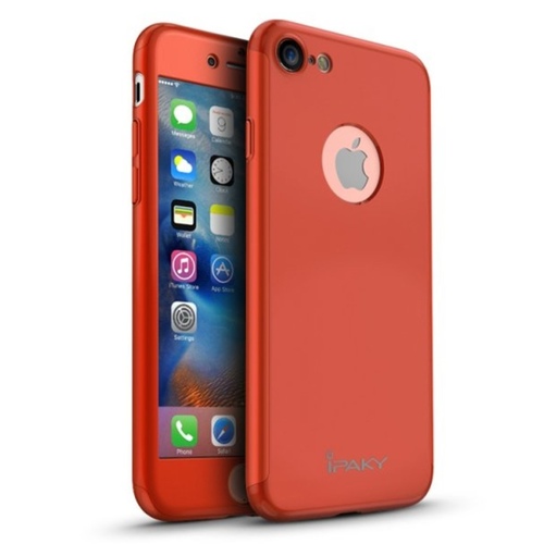 iPaky Premium 360 Cover for Apple Iphone 7 Red