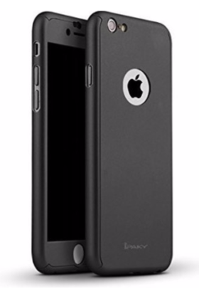 iPaky Front & Back Case for Apple iPhone 55sSE Black