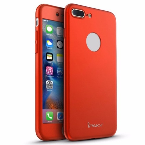 iPaky Premium 360 Cover for Apple Iphone 7 Plus Red