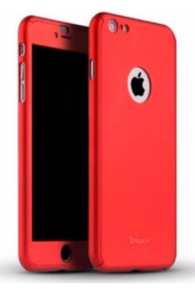iPaky Premium 360 Cover for Apple Iphone 6 Plus 6s Plus Red