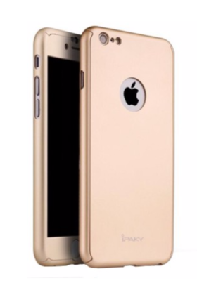 iPaky Front & Back Case for Apple iPhone 55sSE Gold