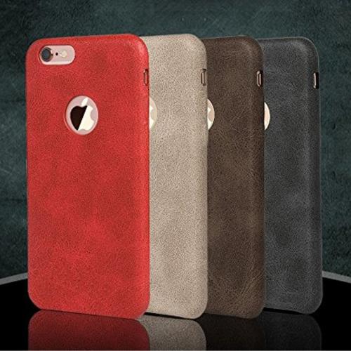 Usams  Apple iPhone 7 Ultra-thin Elegant Logo Display Grained Leather Case Back Cover