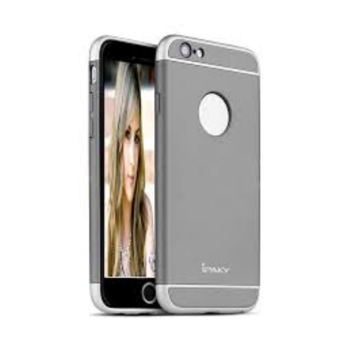 Ipaky  Apple iPhone 6  6S 360 Full Protection Metallic Finish 3-in-1 Ultra-thin Slim Case Grey