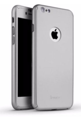 iPaky Premium 360 Cover for Apple Iphone 6 Plus 6s Plus Silver