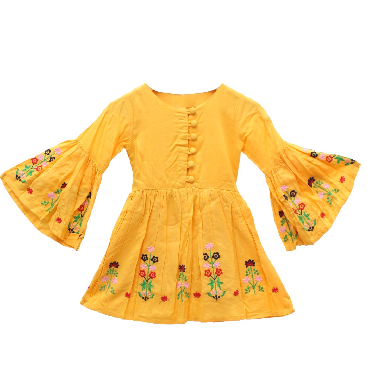 Bell sleeve frocks