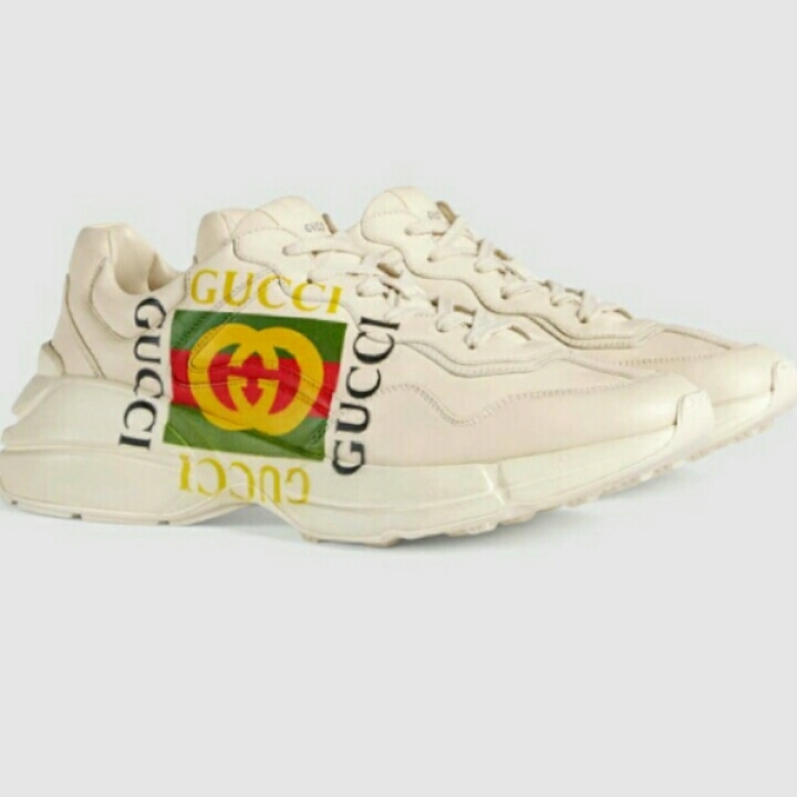 Rhyton Gucci logo leather Sneaker