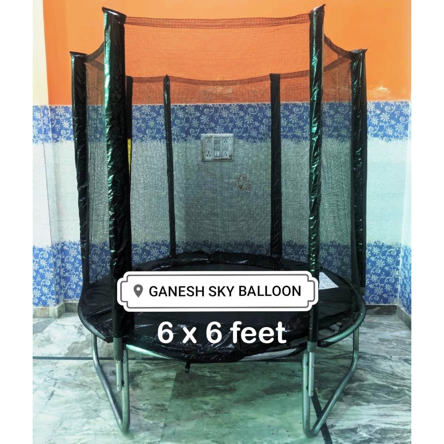 GSB Garden Trampoline 6 x 6 feet