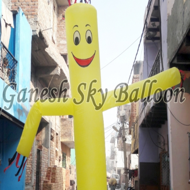 12 Yellow Air Inflatable Sky Dancer