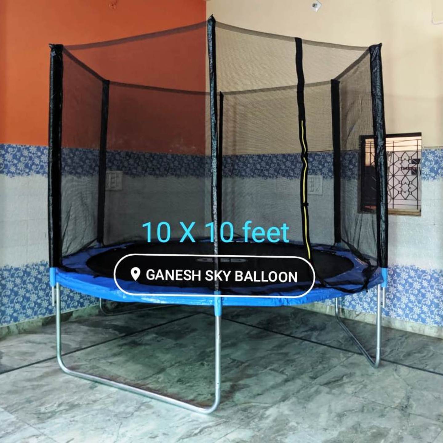 Ganesh Fitness Trampoline 10 x 10 feet