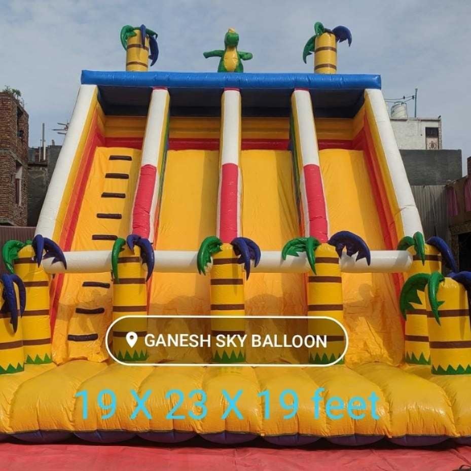 Inflatable Jumbo Slide Bouncy Jumping Jhula