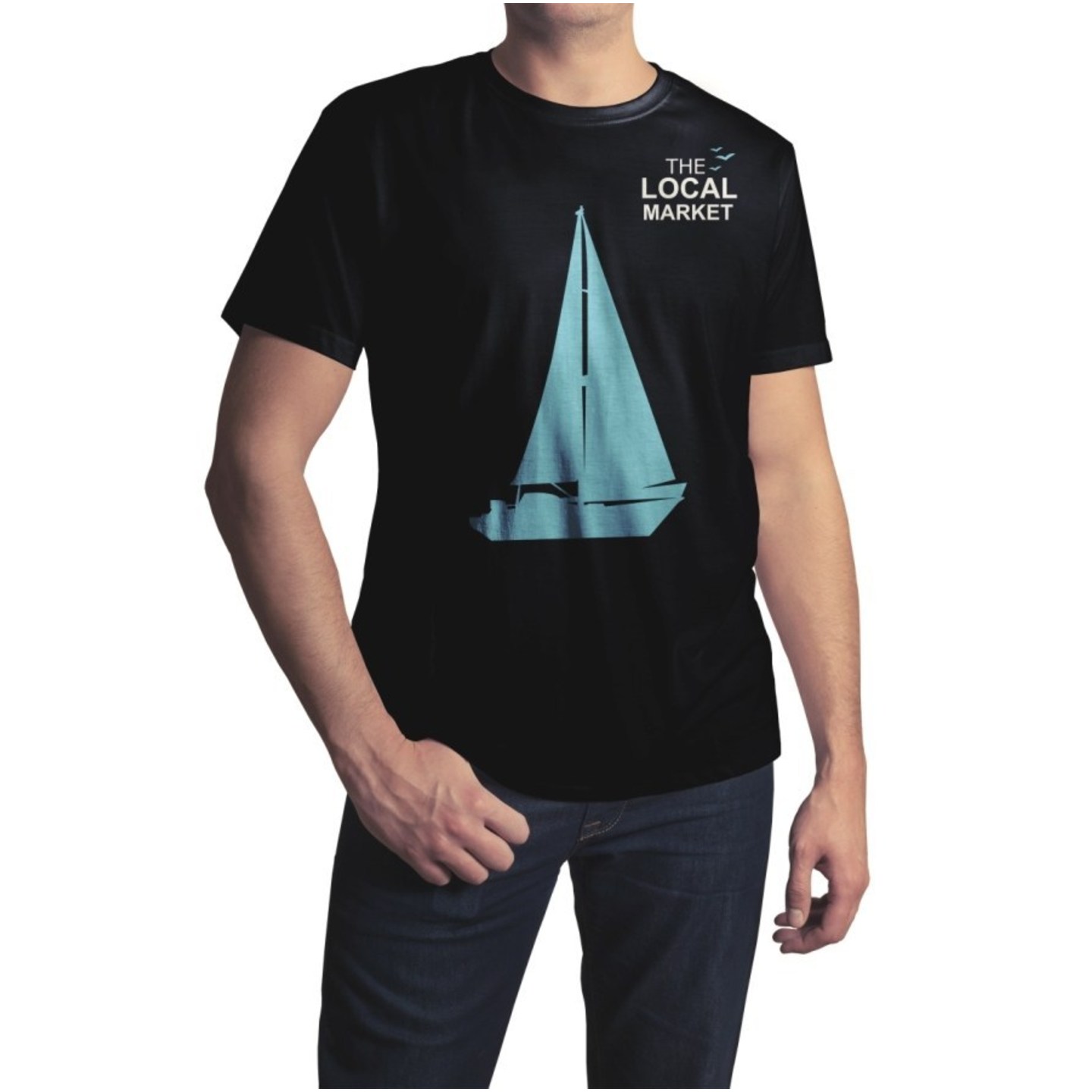 Boat Half Sleeve T-Shirt