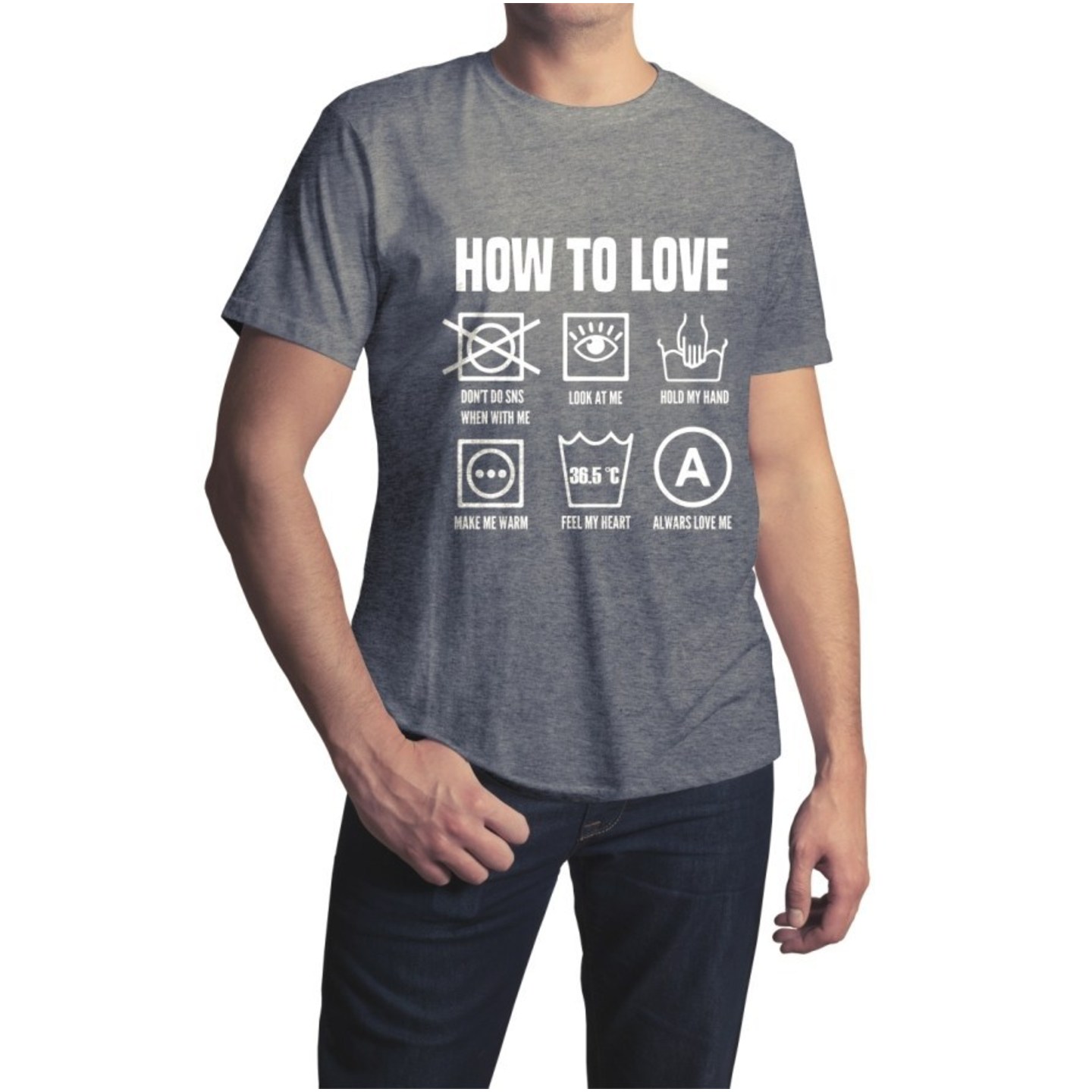 How to Love Half Sleeve T-Shirt