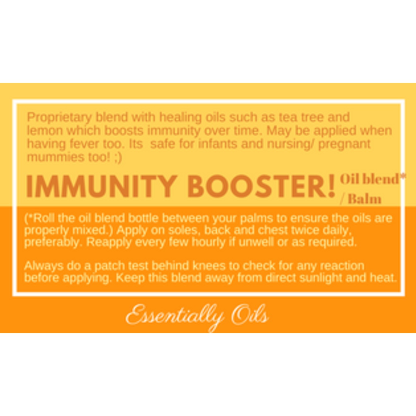 Immunity Booster - Immunity Oil Blend 30ml