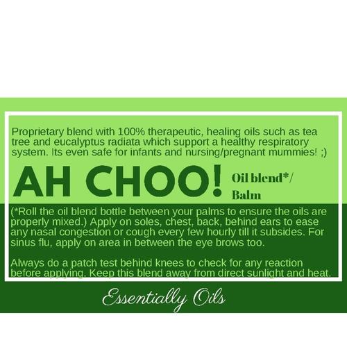 Ah Choo - Respiratory Oil Blend 10ml