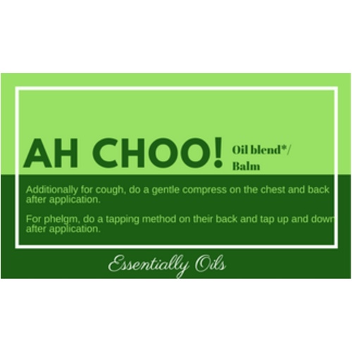 Ah Choo - Respiratory Oil Blend 30ml