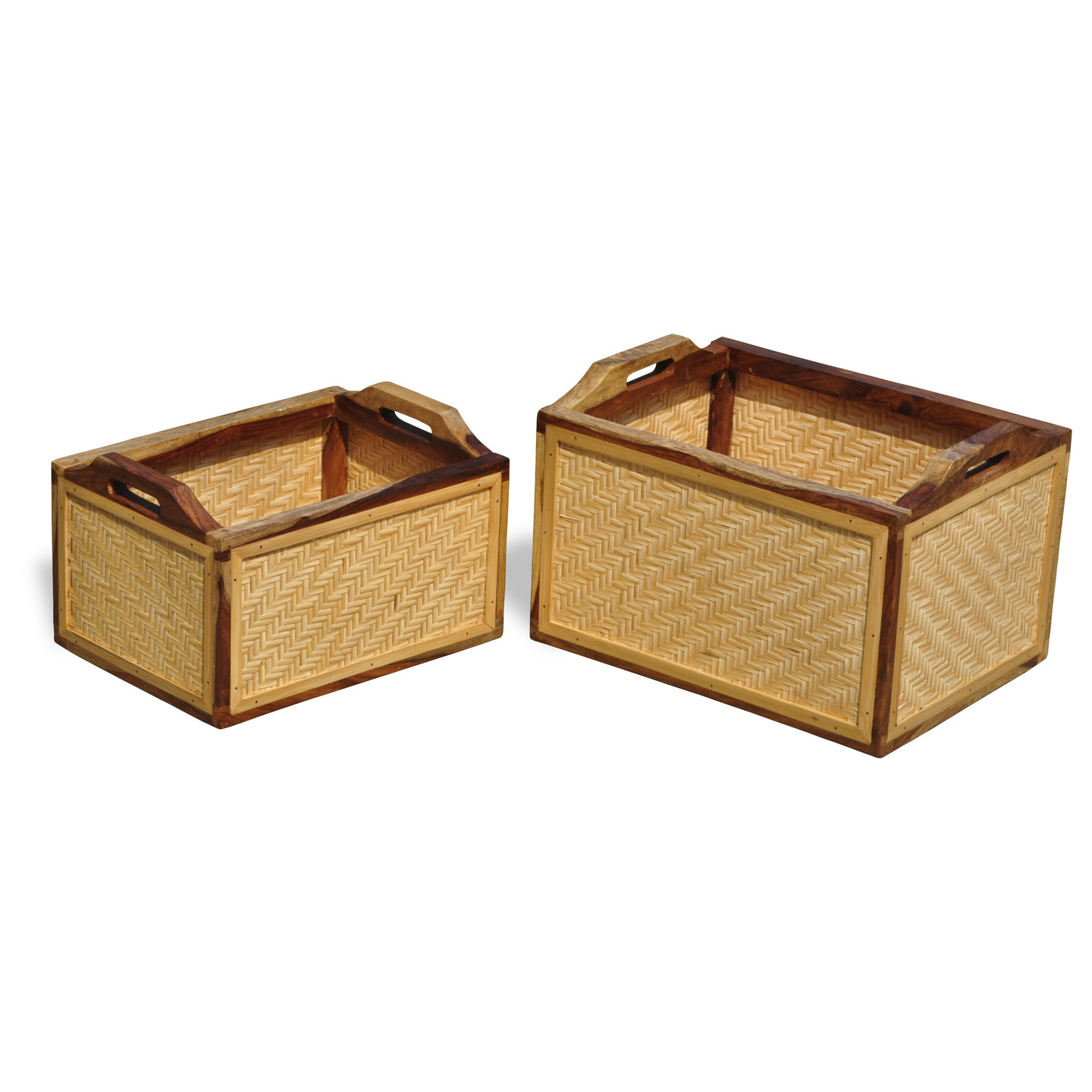 Kraftinn Storage Box with Handle - Set of 2