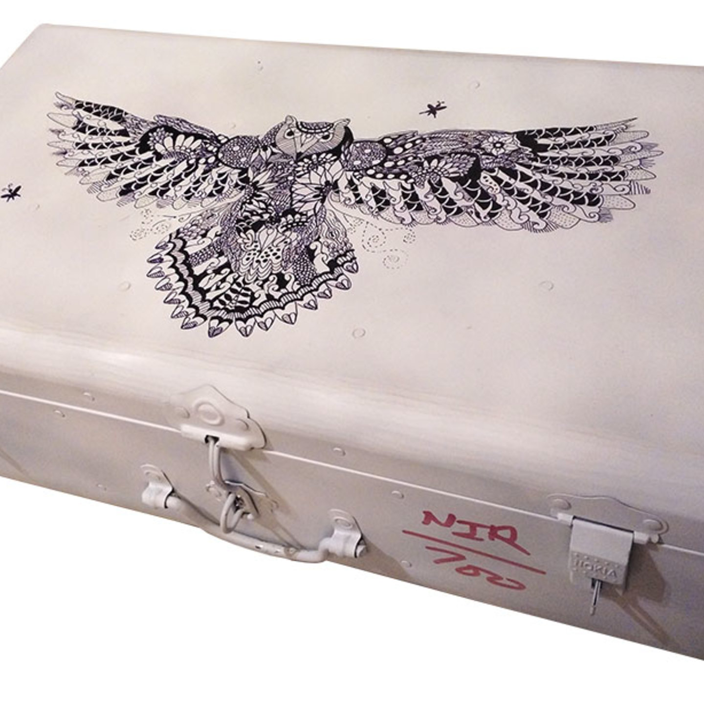 Hand painted trunk by Vea Sarwiya