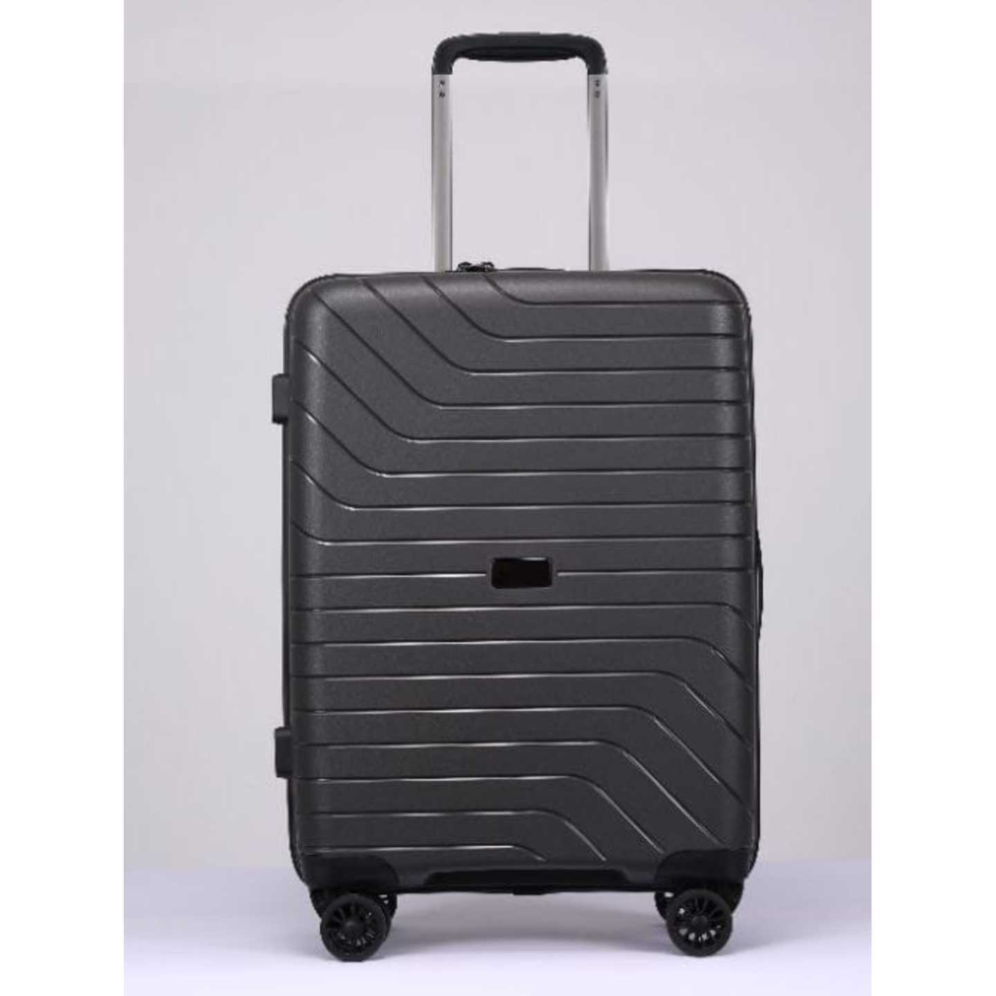 UB-88 Elegant Hard Box Luggage - Black  24 inch