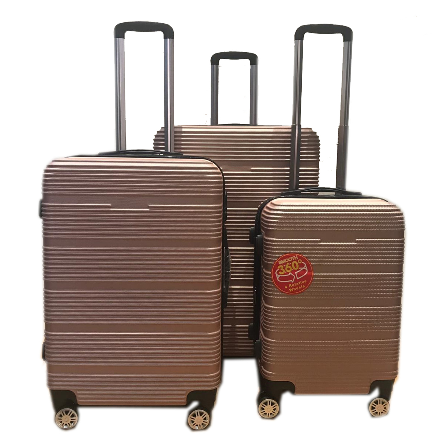 SGT-02 Elegant Hard Box Luggage - Rose Gold  20 inch, 24 inch, 28 inch