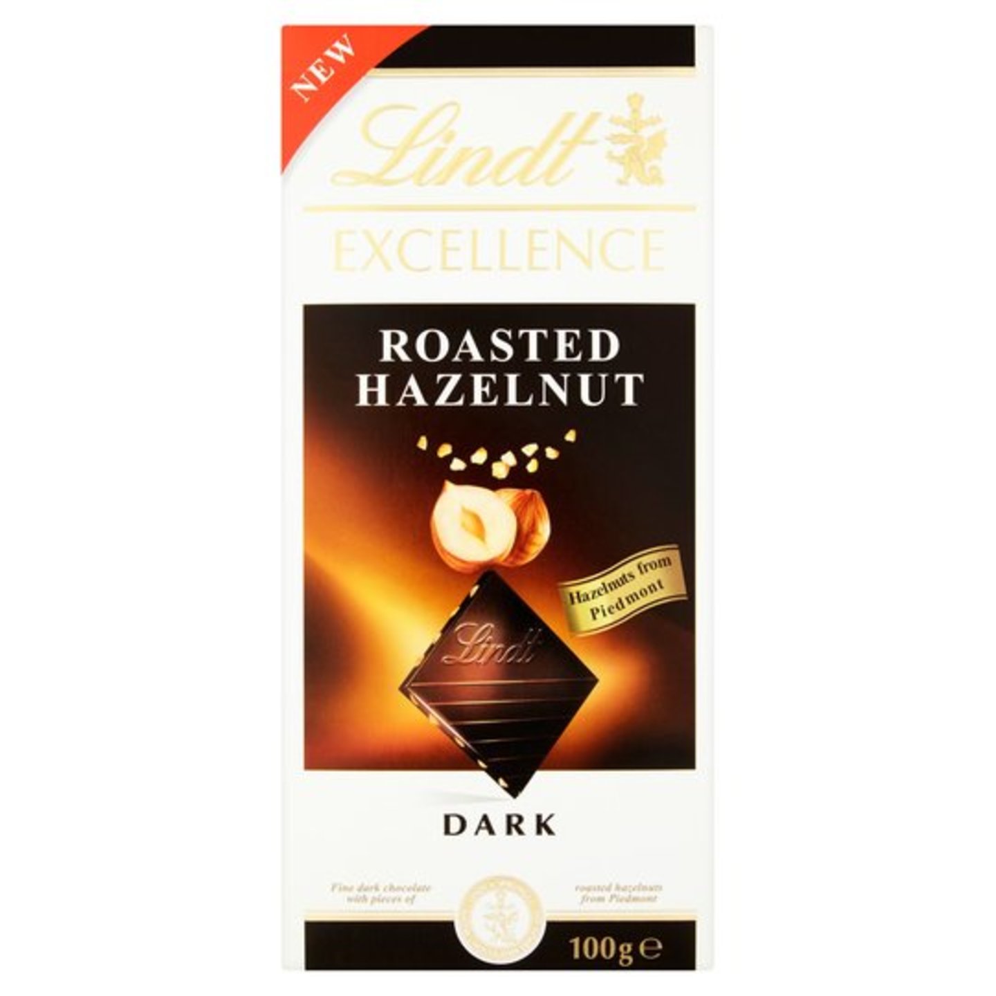 Lindt Excellence Roasted Hazelnut Dark Chocolate 100g 4440