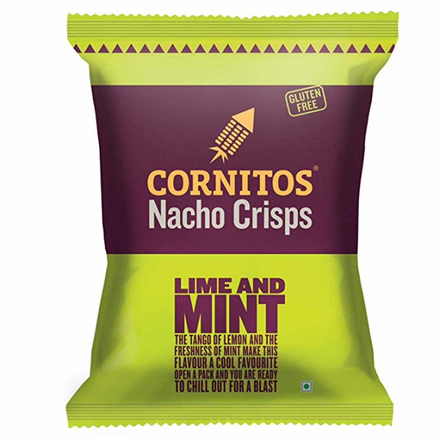 Cornitos Nachos Crisps, Lime and Mint, 60g