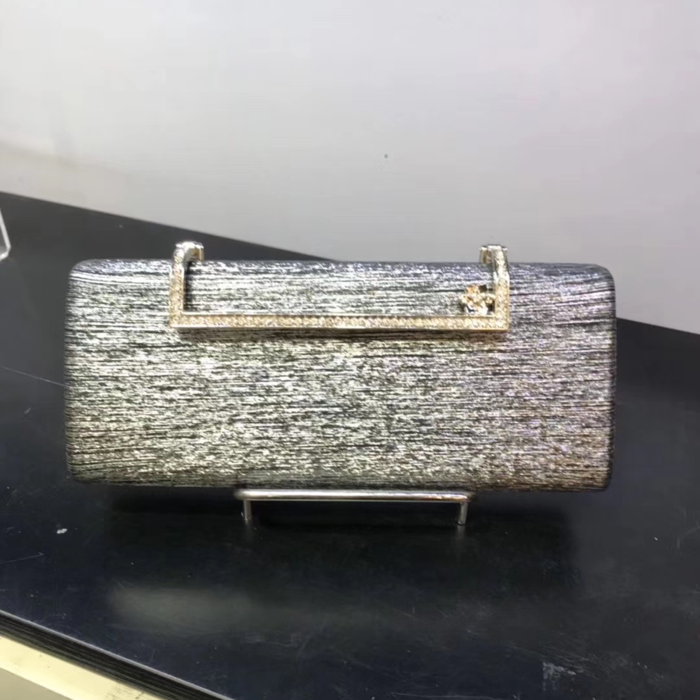 Hard Box Elongated Mini Fashion Clutch