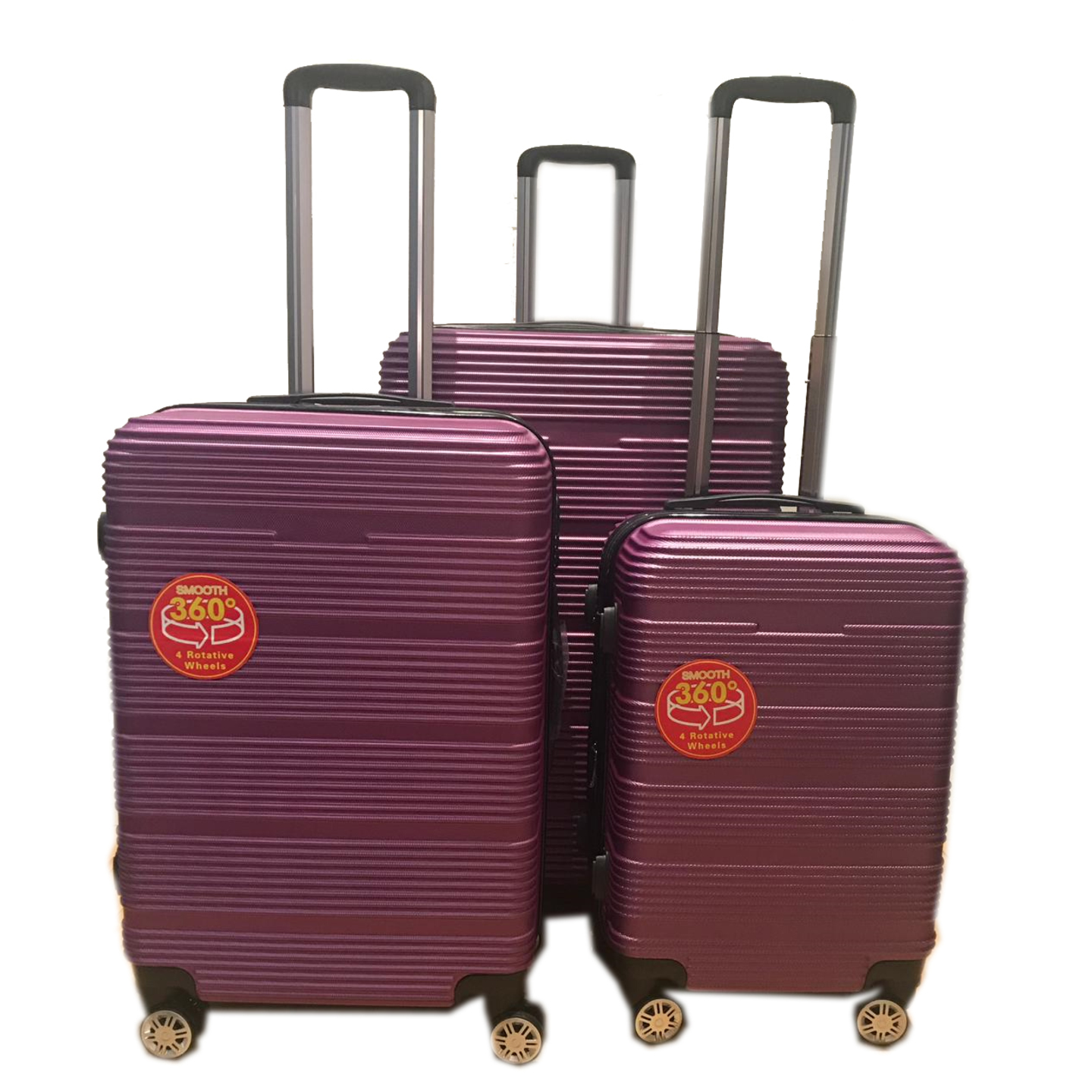 SGT Elegant Hard Box Luggage - Purple  20 inch, 24 inch, 28 inch