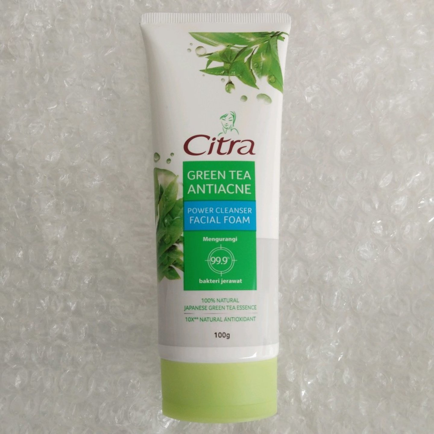 Citra Green Tea Anti Acne Facial Cleanser Foam 100g