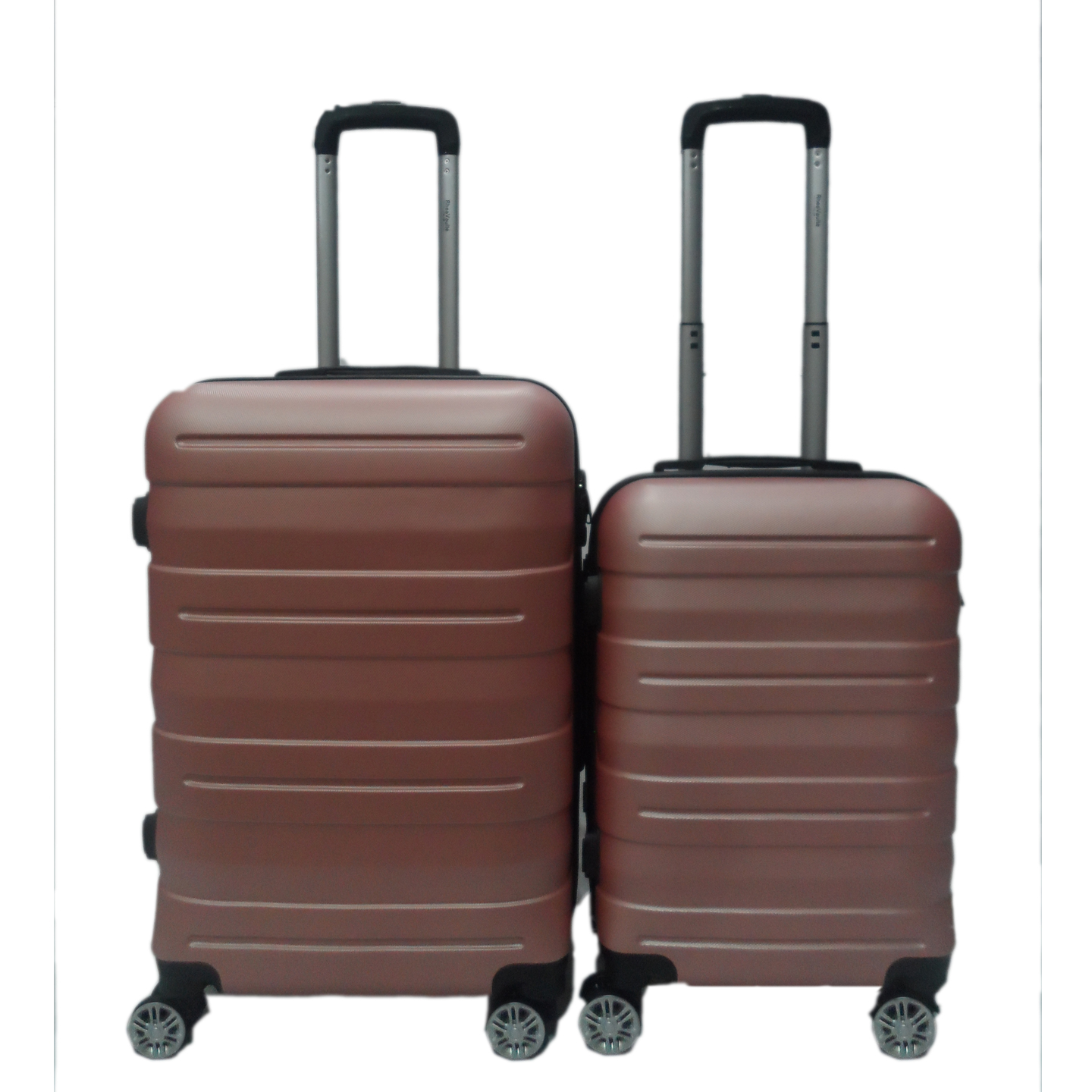 RV-131 Elegant Hard Box Luggage - Rose Gold 20 inch and 24 inch