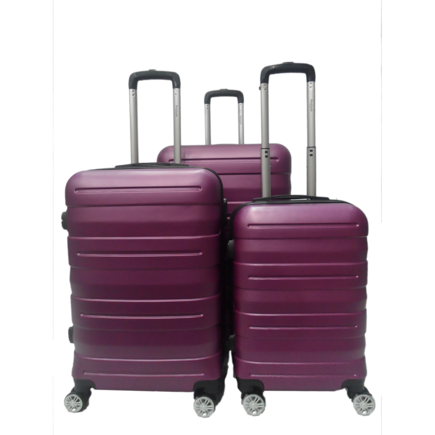 RV-130 Elegant Hard Box Luggage - Purple  20 inch, 24 inch, 28 inch