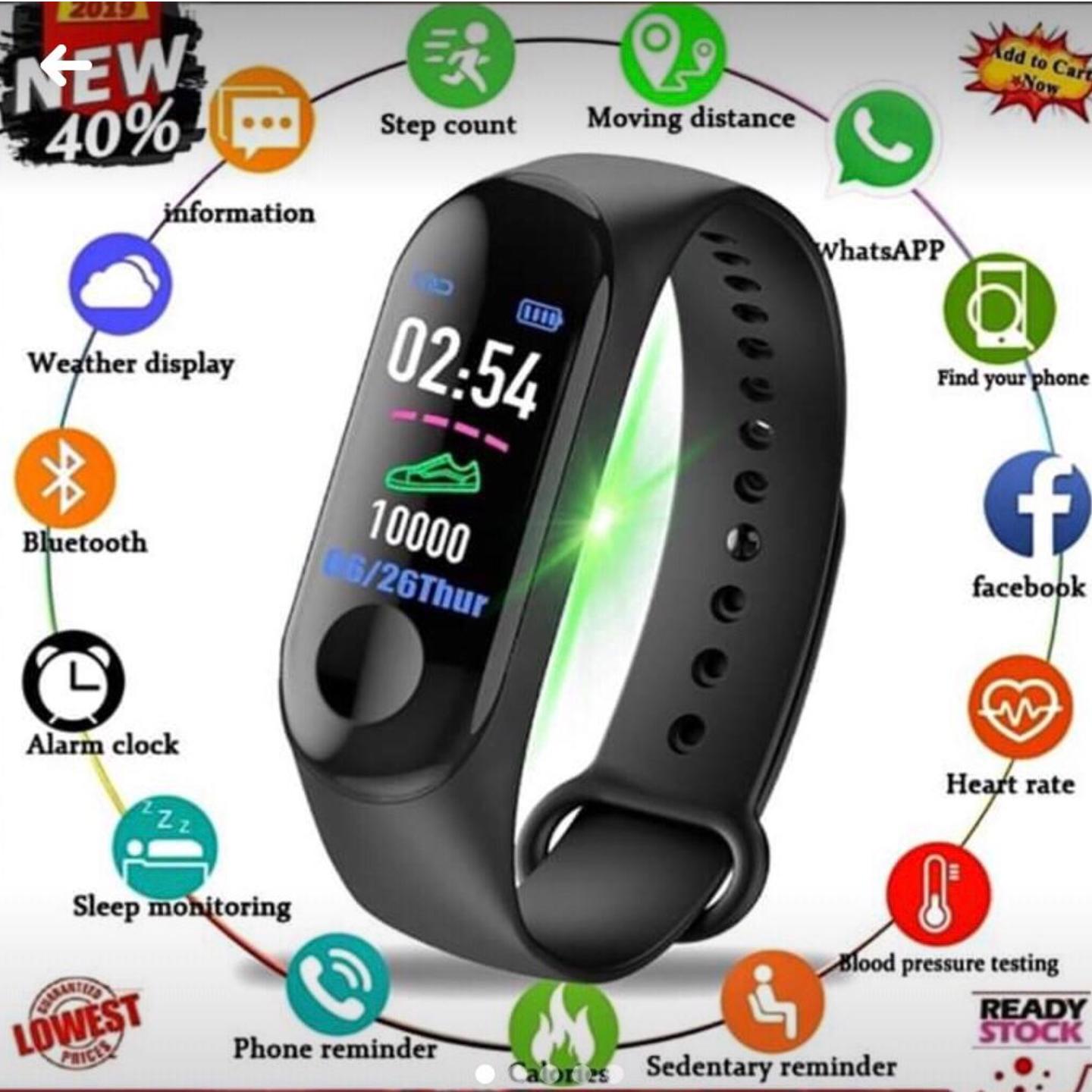 Bluetooth Fitness Tracker Smart Watch