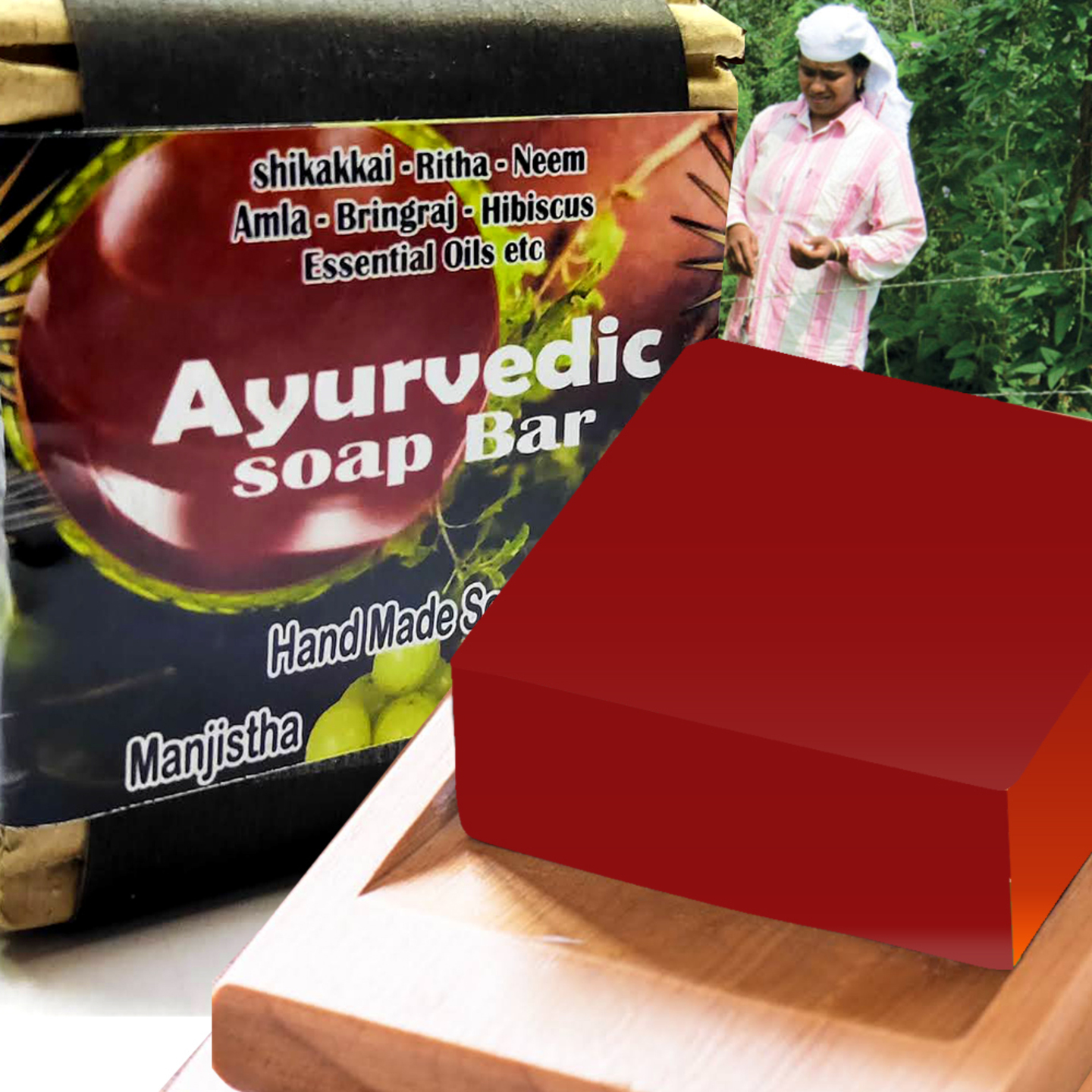Ayurvedic Hand made soap - PACK OF 3