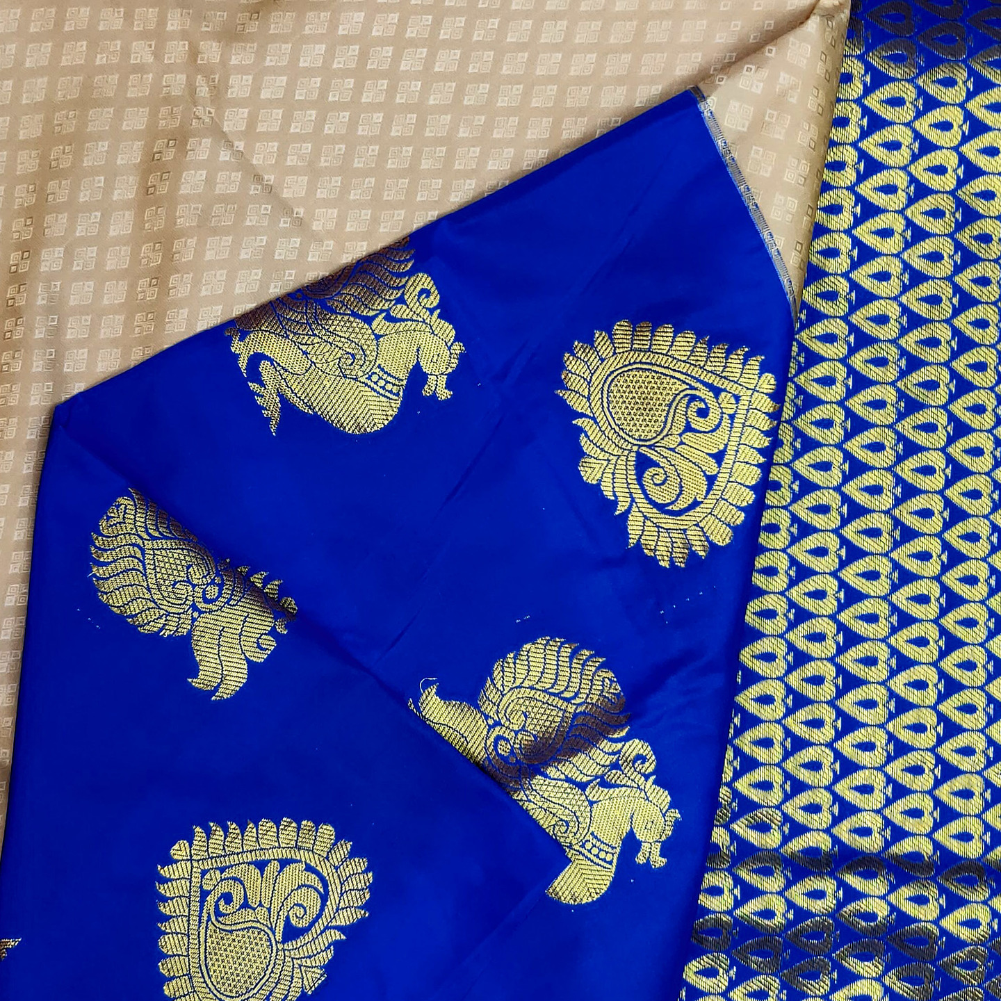Kanchipuram semi silk saree