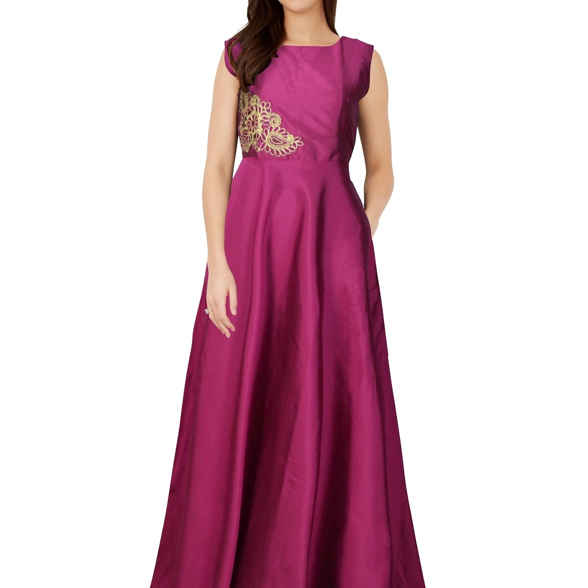 Designer Rani Pink Gown