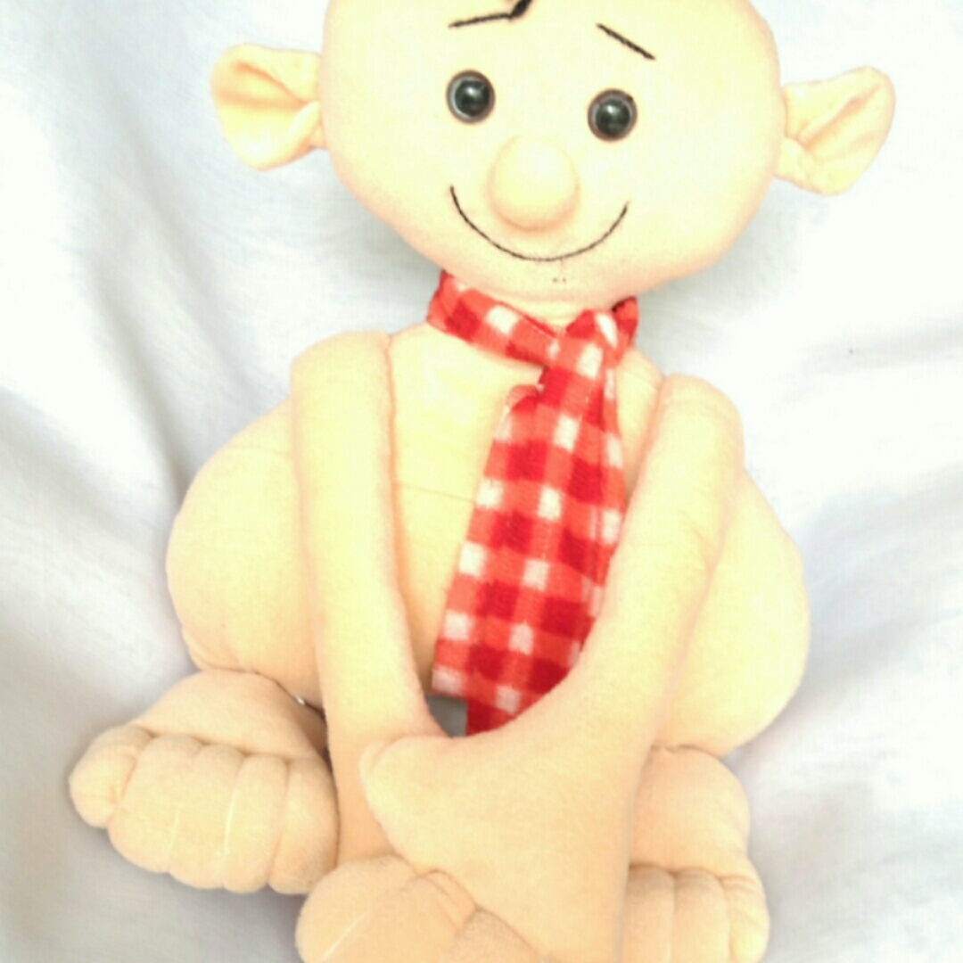 smiling baby soft toy