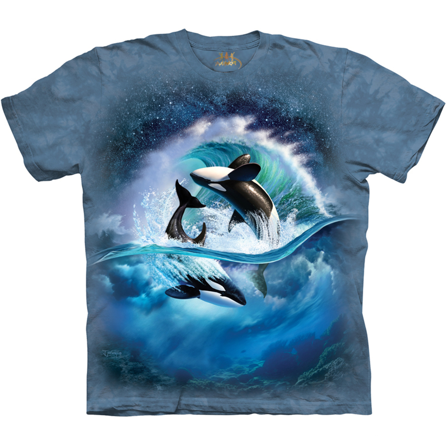 Dolphin Wave 3D T Shirt